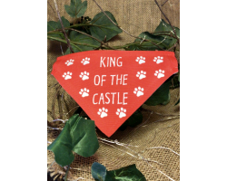 King of the Castle - Dog Bandana Large