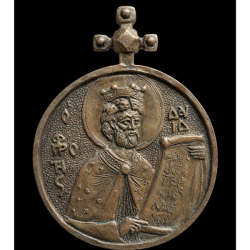 An icon Prophet David by Aleksandras Aleksejevas (Sasha)