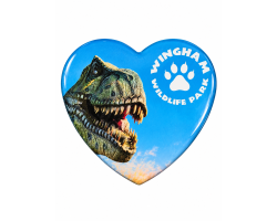WWP Heart Magnet - Dinosaur