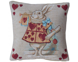 Alice in Wonderland Herald Cushion Cover