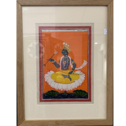 Rama, after a 18th century Basholi Pahari painting by Justin Claravall