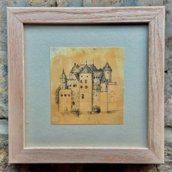 Study of Castle by Ilaria Arciola