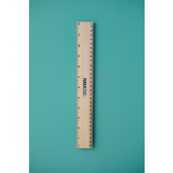 NMA 30cm Wooden Ruler