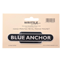 Blue Anchor Fridge Magnet