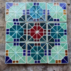 9 tile geometric set by Alisha Kaliciak