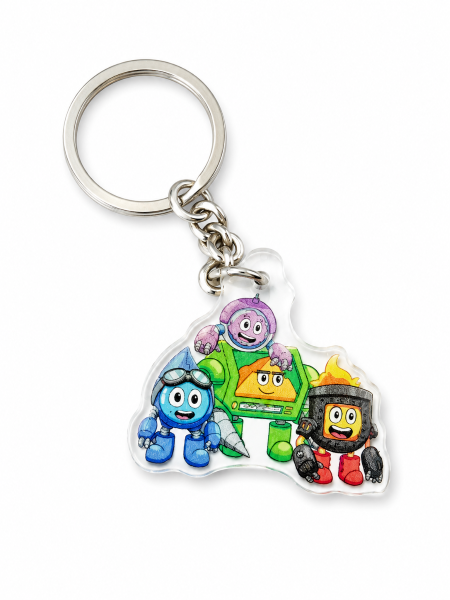 Magna Character Key Ring
