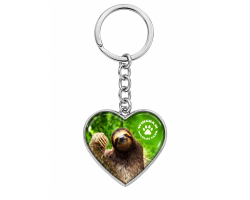WWP Heart Keyring - Sloth