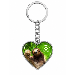 WWP Heart Keyring - Sloth