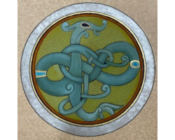 Viking knot dragon, Urness style by Alisha Kaliciak