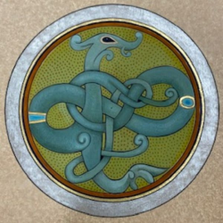 Viking knot dragon, Urness style by Alisha Kaliciak
