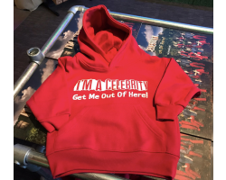 Official I’m A Celebrity Children's Hoodie - Red -  3/4 yrs Image