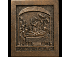 An icon Dormition of Our Lady by Aleksandras Aleksejevas (Sasha)