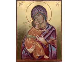 Virgin of Vladimir by Justin Claravall