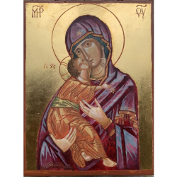 Virgin of Vladimir by Justin Claravall