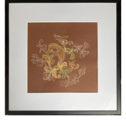 Study of rosemaling 2 by Hanne Louise Svane