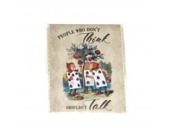 Alice in Wonderland "People Who Don't Think" Magnet