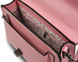 Harris Tweed Pink Tartan Medium Satchel