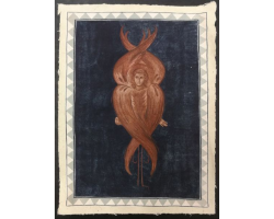 Painting Seraphim Angel Chora Church by Elli Jäger