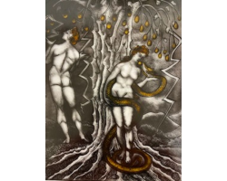 Temptation of Eve by the Serpent by Alisha Kaliciak