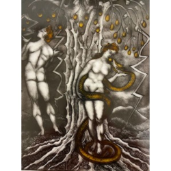 Temptation of Eve by the Serpent by Alisha Kaliciak