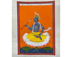 Rama Enthroned by Milo Day