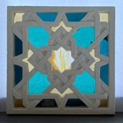 Four -Fold Pattern on Plaster by Ilaria Arciola