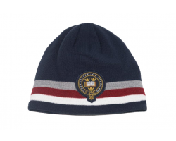 Oxford University Navy Classic Striped Beanie