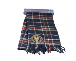 Oxford University Navy Tartan Scarf