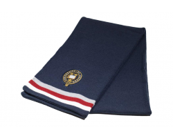 Navy Oxford University Classic Stripped Scarf