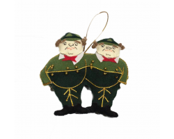 Alice in Wonderland T Dum & Dee Hanging Decoration