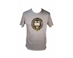 Men's Grey Oxford University T Shirt--XL