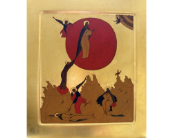 The Fiery Ascent of the Prophet Elijah by Yuliya Lennon