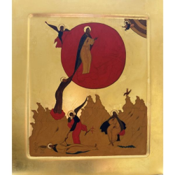 The Fiery Ascent of the Prophet Elijah by Yuliya Lennon