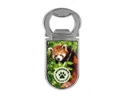 WWP Bottle Opener Magnet - Red Panda