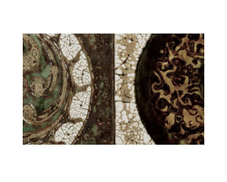 《八卦雙圖》Eight Trigrams from the Book of Changes (two-part work) by Brian Zixuan