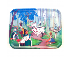 Alice in Wonderland Birch Wood Tray