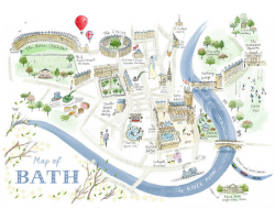 ALICE TAIT - MAP OF BATH