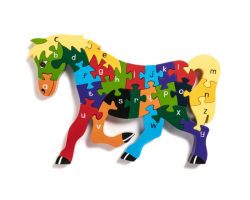Alphabet Jigsaw Puzzle - Horse