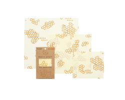 Beeswax wrap - set of 3 sizes