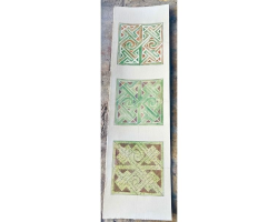 Pictish Trio Colour Study by Bridgette K Schnider