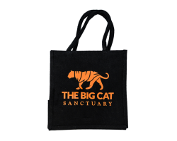 BCS Black Jute Bag Large