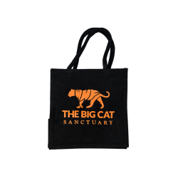 BCS Black Jute Bag Large