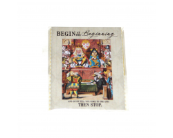 Alice in Wonderland "Begin at the Beginning" Magnet