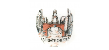 Eastgate Chester Ceramic Bell Christmas Ornament