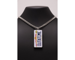 Back to the Future Number Plate Necklace