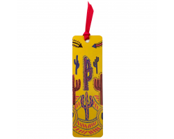 Zandra Rhodes Cactus Yellow bookmark