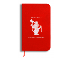 Brunel Beagle Notebook: Red