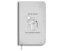 Brunel Beagle Notebook: Silver
