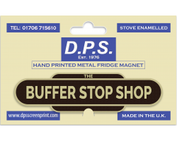 The Buffer Stop Shop Fridge Magnet