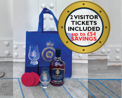 HMY Britannia Whisky Hamper with Two Admissions Tickets